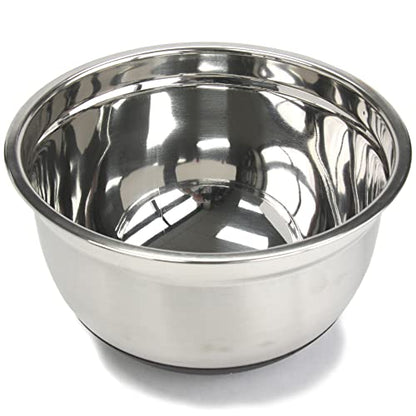 Chef Craft Select Mixing Bowl, 5 quart, Stainless Steel - size: 5 quart