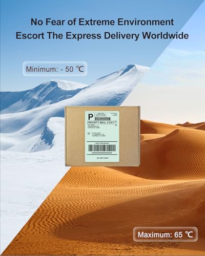 Phomemo 4x6 Thermal Labels for Shipping Label Printer 500PCS Water/Oilproof - color: Green, size: 4x6*500