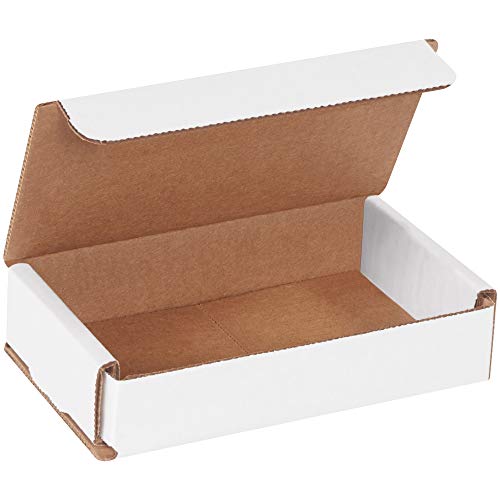 Box USA BM531 5"L x 3"W x 1"H, White (Pack of 50) - size: (017) 5" x 3" x 1", 50-Pack