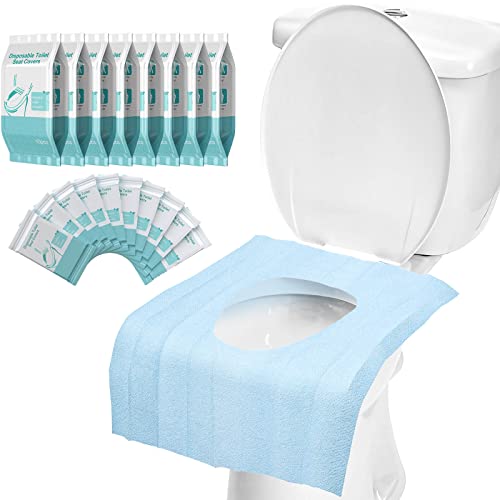 80 Pack Disposable Toilet Seat Covers - Waterproof 16x24 Inch Extra Large Individually Wrapped Toilet Seat Shields Travel Accessories for Adults Kids - size: 80 Pack, XL