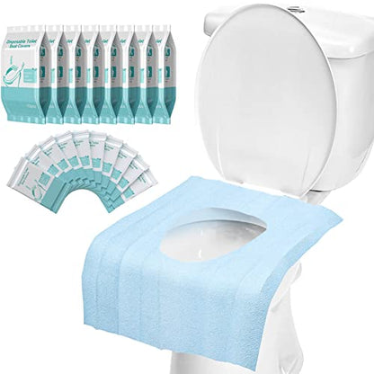 80 Pack Disposable Toilet Seat Covers - Waterproof 16x24 Inch Extra Large Individually Wrapped Toilet Seat Shields Travel Accessories for Adults Kids - size: 80 Pack, XL