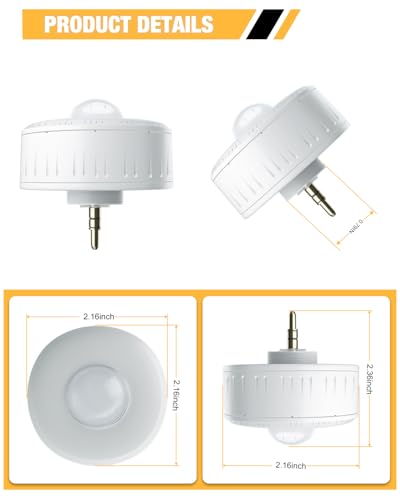 210W LED Linear High Bay Light with PIR Sensor，LED High Bay Shop Lights Fixture, Compatible with Industrial 120-277V, LED Linear High Bay Light for Shop Garage Warehouse