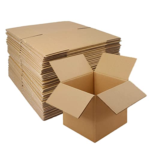 zmybcpack 40 Pack Small Shipping Box 6x6x6 inch, Corrugated Cardboard Mailer Shipping Boxes for Small Business Packing Mailing - size: 40 pack 6"x6"x6"