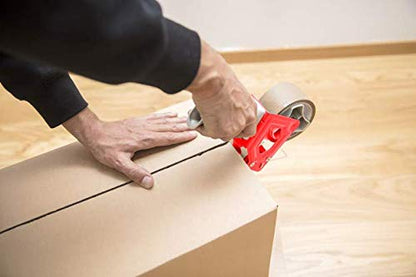 APQ Industrial Packing Tape Dispenser for 2" Tape. Side Loading Tape Gun. Heavy Duty Hand Tape Gun. Lightweight and Portable for Commercial Packaging, Shipping, Moving, Carton and Box Sealing. - size: 2"