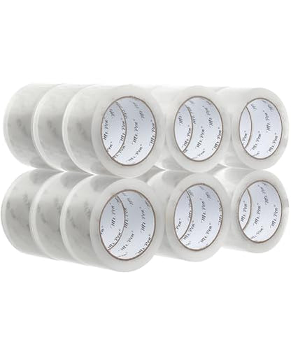 Mr. Pen- Packing Tape, 18 Pack, 2” Wide, 60 Yards, Clear - size: 2” Wide, 60 Yards, 1.9 mil