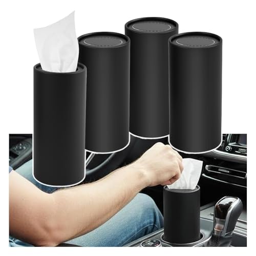 Cylinder Car Tissue Holder,Minimalist Pull Out Car Tissues Cylinder Each