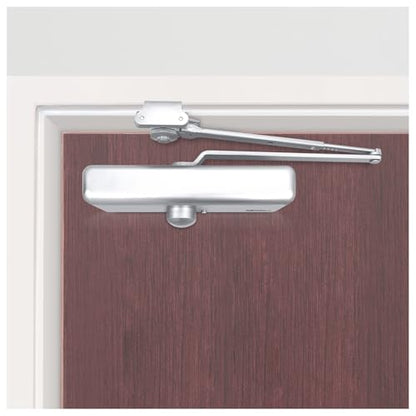 Nuk3y 6003 Series Hold Open Door Closer, Multi-Mount, Size 3 (Aluminum) - color: Aluminum