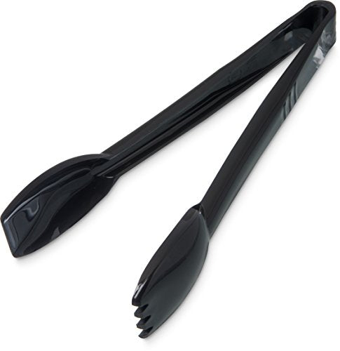 Carlisle FoodService Products CFS Carly Salad Tong, 9" Salad Tong, Black, 1 Pack - color: Black, size: 9" Salad Tong, style: 1 Pack