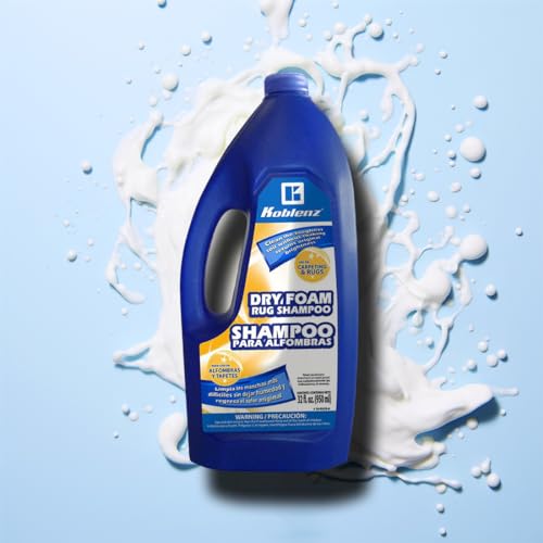 Koblenz 20-0529-6 Dry Foam Rug Shampoo, White, 32-Ounce
