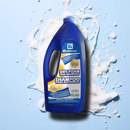 Koblenz 20-0529-6 Dry Foam Rug Shampoo, White, 32-Ounce
