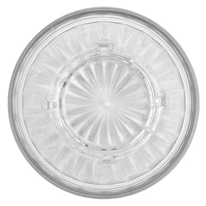 G.E.T. 8810-1-CL-EC Spektrum BPA-Free Multi-Faceted Plastic Tumblers, 10 Ounce, Clear (Set of 4) - size: 10 Ounces, style: Set of 4