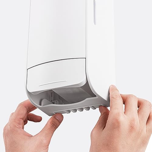 Eversoft Wall-Mounted Manual Bag-in-Box Lotion Soap Dispenser, 800mL Lotion Hand Soap Sold Separately, White 1550-EZ - style: White