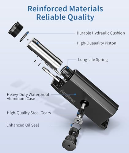Automatic Door Closer for Home or Commercial, Heavy Duty Door Slower Closer No Slam, Hydraulic Door Soft Closer with Hold Open, Self Closing Mechanism for Ensure Smooth and Secure,Small - size: Small, style: JetBlack