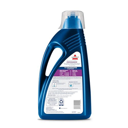 Bissell Multi-Surface Solution,for use in CrossWave and Other Leading Hard Surface and Area Rug Cleaners,80oz,Dissolves Dirt,Grime,and-Tough Sticky Messes,(Pack of 2) - size: 80 Fl Oz (Pack of 2)