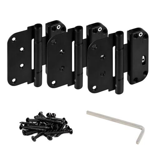 SILENTLOK Adjustable Patio Door Hinges | Vertical & Horizontal Adjustment | High Strength Multi-Point Locking System | for Perfect Fit & Security