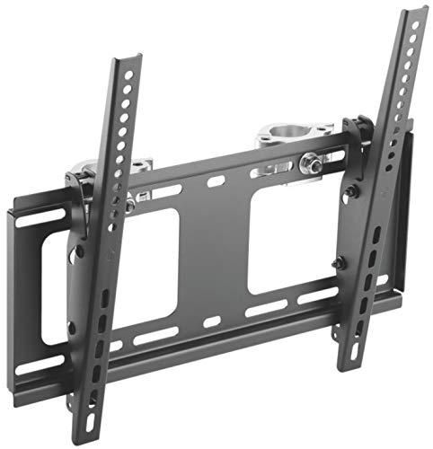 Mount-It! Universal Truss & Pole TV Mount with Quick Release Clamp, Stage & DJ Lighting Truss TV Bracket for 48–51mm Pipes, VESA 100x100–400x400, 32–55 Inch Screens, 88 lb Capacity