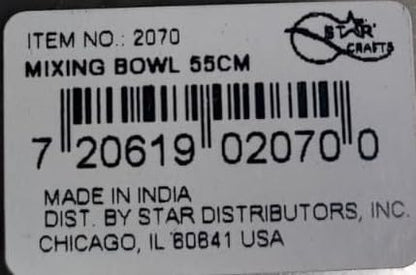 Stainless Steel Mixing Bowl for Commercial and Home Kitchen (30qt) - size: 30 Quart