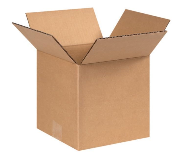 Bundle Of 25 Basic Corrugated Shipping Boxes (8 x 8 x 8") - size: 8 x 8 x 8"