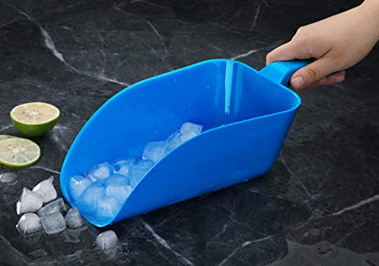 New Star Foodservice Polycarbonate Plastic Utility Ice Scoop, Blue, 64 oz - color: Blue, size: 64 oz.