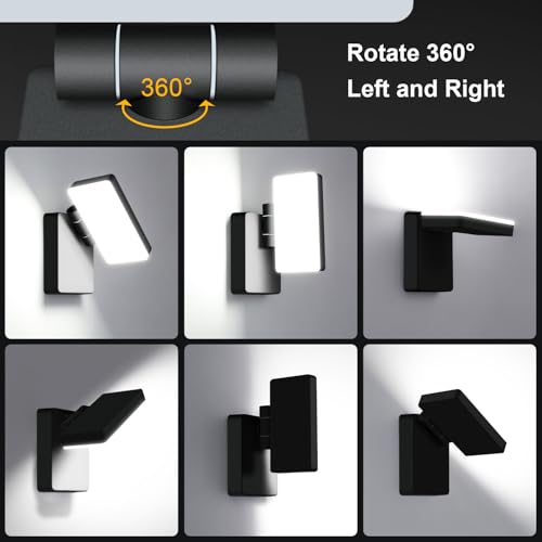 60W Modern LED Flood Light 5000K, 360° Rotatable Areas Lighting - size: Medium/60-1