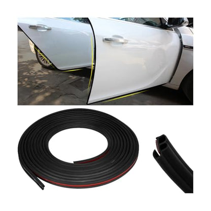 Osilly Adhesive Rubber Car Door Seal Strip, Black - color: Black, size: Style C-32FT