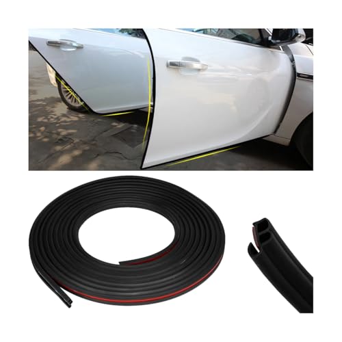 Osilly Adhesive Rubber Car Door Seal Strip, Black - color: Black, size: Style C-32FT