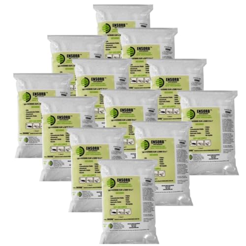 Enpac ENSORB Spill Cleanup Granular Absorbent for use with Oil, Hazmat, Chemical, Caustic, and Universal Liquids (24ct. 1-Qt.) - size: (Qty 12) 1-Quart