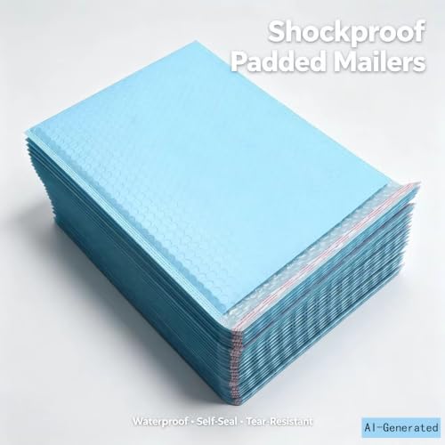 Blue13x10 Inch 25Pcs Bubble Mailing Shipping Seal Packaging Envelope Bags - color: 25pcs-Blue, size: L13xW10 inch