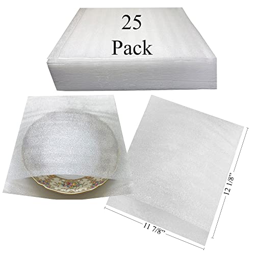 Foam Pouches, 25 Count, 11-7/8"x12-1/8" - size: 11-7/8"x12-1/8"