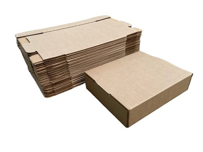 12x10x3 Inches Shipping Boxes Pack of 25, Small Corrugated Cardboard Box for Mailing Packing Literature Mailer (12"L x 10"W x 3"H)