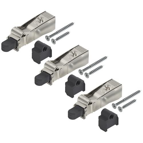 Blum BLUMOTION for Doors (3 Kits), Soft-Close Adapter for Compact Hinges, Includes Spacer and Screws for Face Frame Cabinets - size: 3 KITS