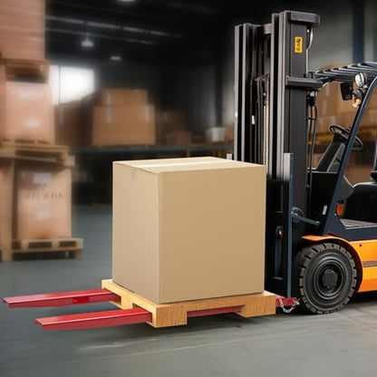 VEVOR Forklift Extensions, 72 Inch Fork Extensions 4.5 Inch Width, 1 Pair Heavy Duty Fork Extensions with Pins for Forklifts Truck - size: ‎72 x 4.5 Inch
