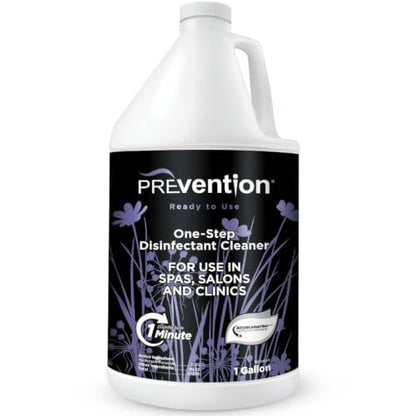 Prevention Ready-To-Use Disinfectant Cleaner – Surface Disinfecting & Cleaning Solution for Salons, Spas, Clinics – Hospital Grade, Gallon Refill – 1 Gallon (1 Pack) - size: 1 Gallon Cleaner (1 Pack)