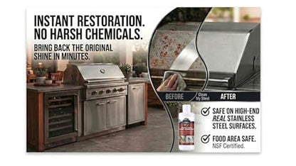 CLEAN MY STEEL Stainless Steel Rust Remover Cream 8.5 oz - size: 8.5 Fl Oz (Pack of 1)