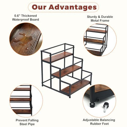 Coffee Syrup Rack Organizer, 3-Tier - color: 3-Tier