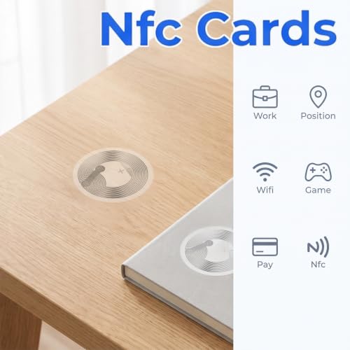 100 Pcs NFC Tags Sticker with NTAG215 Chip