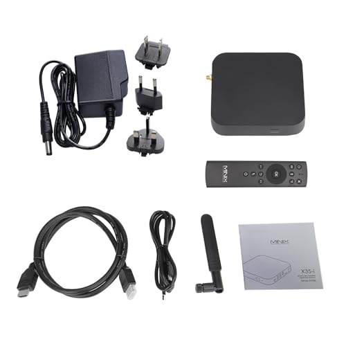 MINIX X35-i Max 4K Ultra HD Industrial Android Player, WiFi 6/4GB DDR4/32GB eMMC 5.1 Storage/GLAN/Pre-Rooted Firmware/Wake On LAN/Auto Power. Ideal for Digital Signage and Industrial Application. - size: 4GB+32GB/X35-I Max