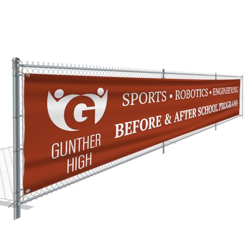 Custom Vinyl Banner - Vinyl Printed Personalized Banner Indoor & Outdoor Use for Display, Business, Events, Trade Shows, Grand Openings, Celebrations - ANY SIZE, ANY DESIGN - Next Day Turnaround | Print with Provision (Portrait) - size: Portrait