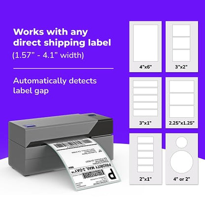 Rollo USB Shipping Label Printer - Commercial Grade 4x6 Thermal Printer