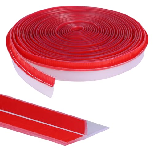 Orghtin 40Ft T-Shaped Silicone Seal Strip, Clear Sealer Weather Stripping - size: 40FT x 1.37IN