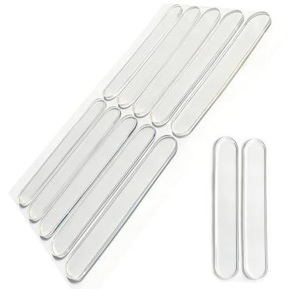 50 PCS Cabinet Door Bumper, Premium Long Strip Door Silencer