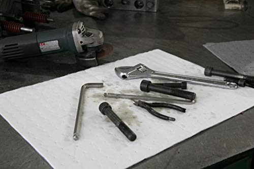 A A IN LT111A Oil Spill Absorbent Mats for Garage & Workshop - style: 50pcs