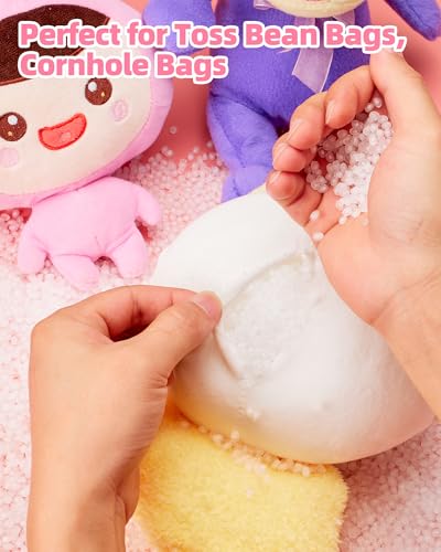 5 lb Poly Pellets Weighted Stuffing Beads,Plastic Pellets Weighted for Stuffed Animals,Poly for Bean Bags, Crafts,Doll and Blankets