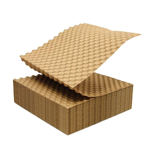Elementree Paper Bubble Wrap Sheets for Packing, Moving, & Shipping - 12" x 12" x 250' - Eco-Friendly Kraft Bubble Paper - Recyclable Cushioning Wrap - Made in the USA (01913) - size: 12" x 12" x 250' Kraft