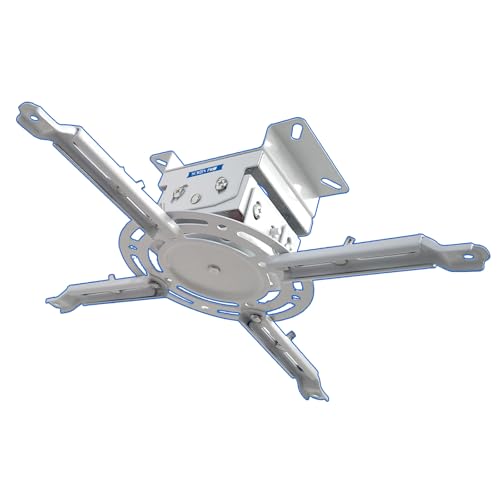 Low Profile Projector Ceiling Mount, 33lb Max, Universal, 4.7" - color: White, size: 3.35inch