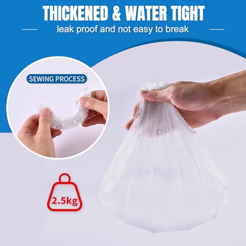 200 PCS Potty Chair Liners with Elastic, Disposable Portable Potty Training Bags, Potty Refill Liners, Toilet Seat Cover 17x8Inches - size: 200 PCS