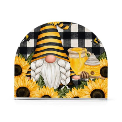 Bee Dwarf Sunflowe Napkin Holder Acrylic Tissue Dispenser - color: Bee Dwarf Sunflower
