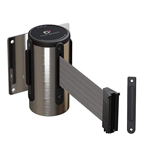 CCW 11 Ft Retractable Belt Barrier - color: Light Grey