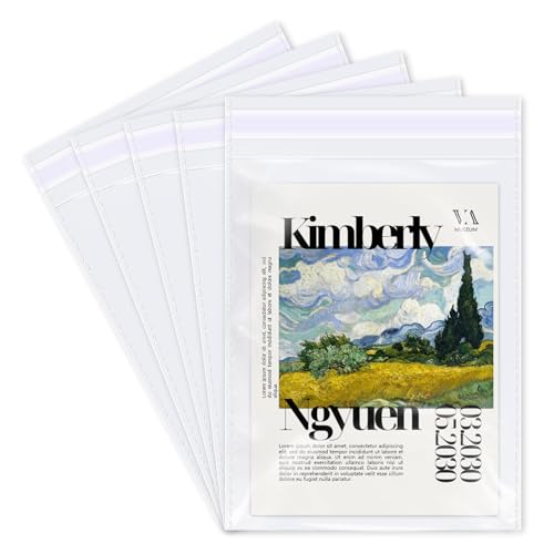 iMailer 500 Pcs 8" x 10" Clear Plastic Cellophane Bags - size: 8x10 Inch (Pack of 500)