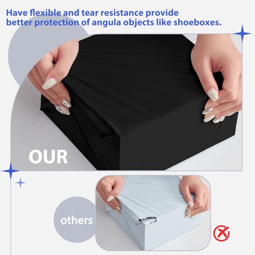 Fuxury Poly Mailers 17.7x22" 25 Pcs,XL Shipping Bags for Clothing,Black #10 - color: Black, size: 17.7x22" 25pcs